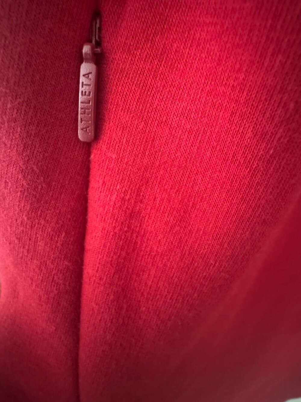 Athleta Cozy Karma Mock Neck Cocoon Dress Red NWT Size S - Picture 10 of 10